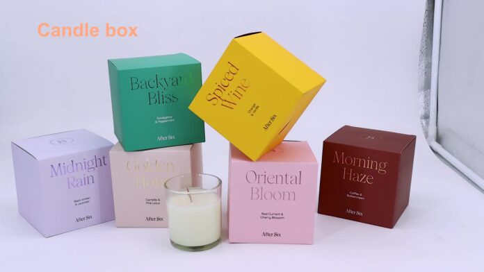 Custom Candle Packaging Boxes