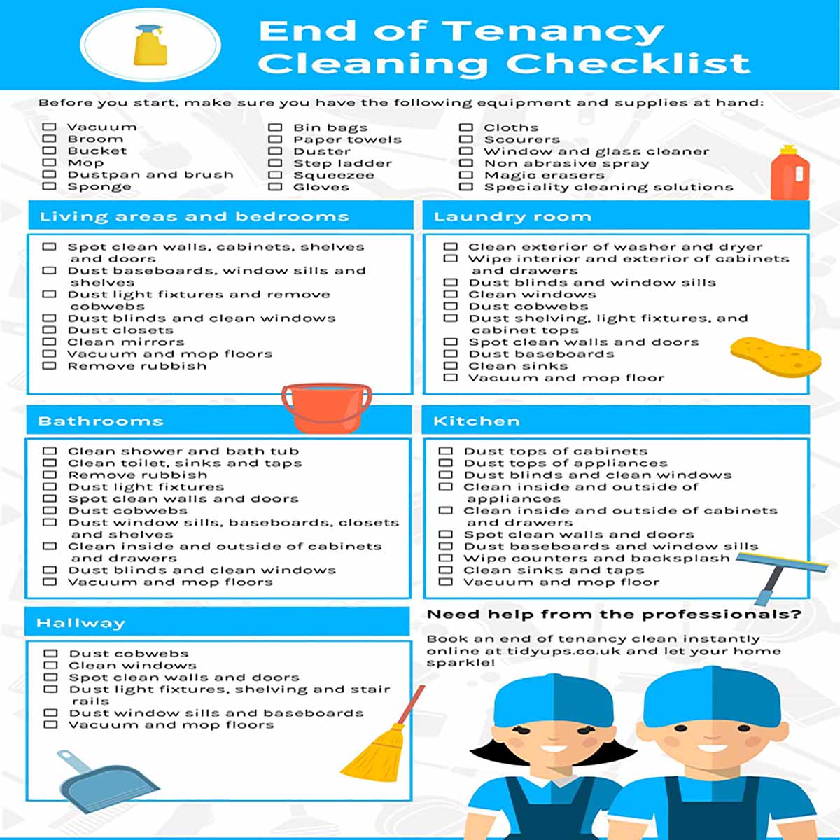 End Of Lease Cleaning Checklist - News Chronicles 24