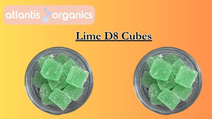 Lime D8 Cubes