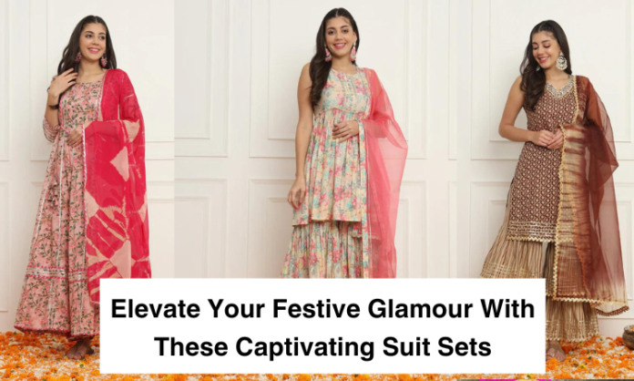 Elevate Your Festive Glamour With These Captivating Suit Sets