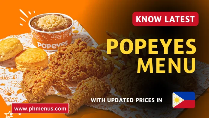 Popeyes' Irresistible Drinks Menu