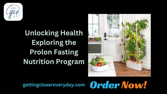 Prolon Fasting Nutrition Program