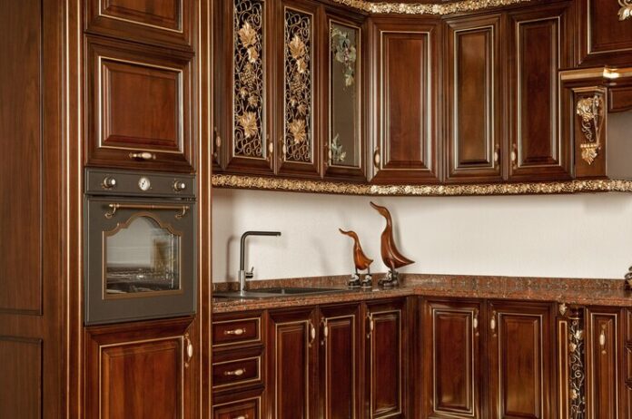 European style cabinets