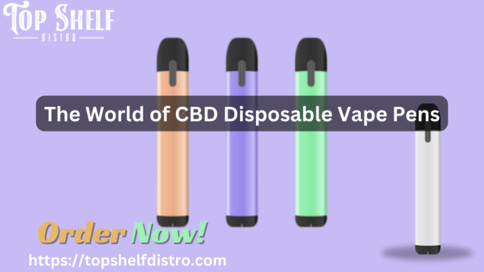 CBD disposable vape pens