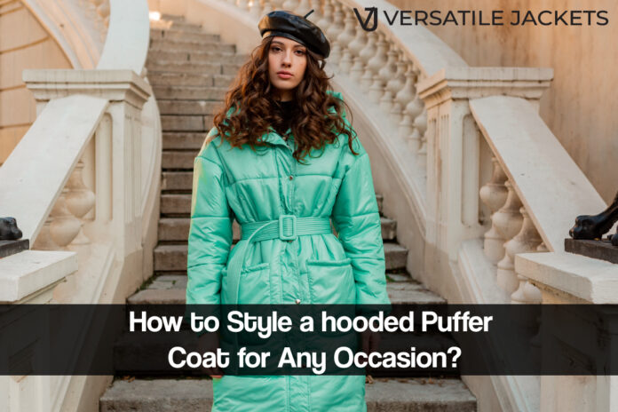 hooded puffer jacket